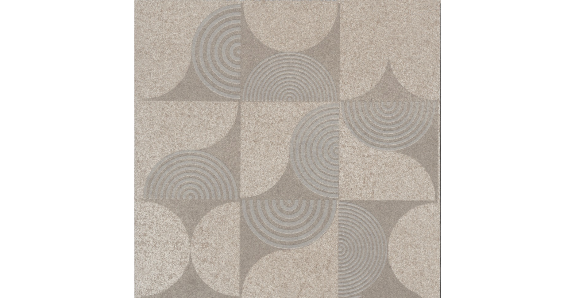 Вставка Kerama Marazzi Авенида бежевый светлый матовый обрезной 14,5х14,5 см AZ/A007/11231R