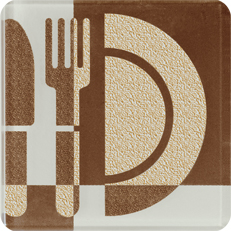 Декор Paradyz Toccata Brown B 10х10 см 9999007958