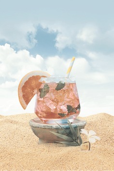 Декор Дельта Керамика Cocktail D2 20х30 см D2D140