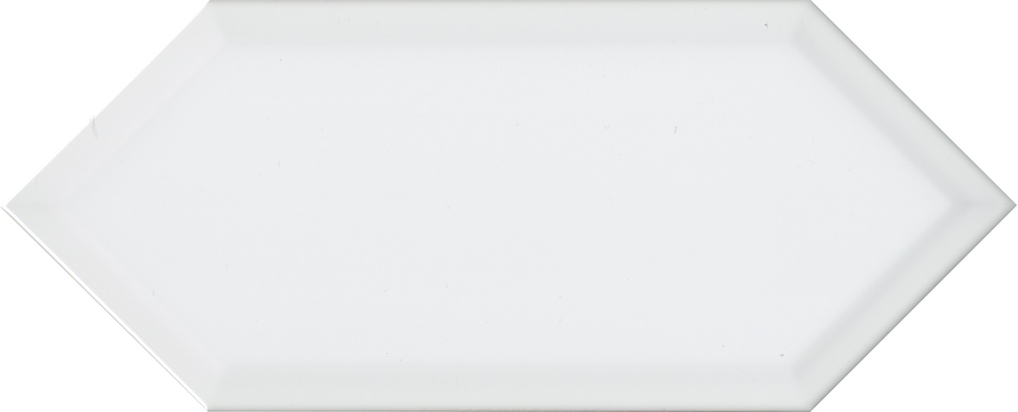 Плитка настенная Kerama Marazzi Алмаш грань белый глянцевый 14x34 см 35018