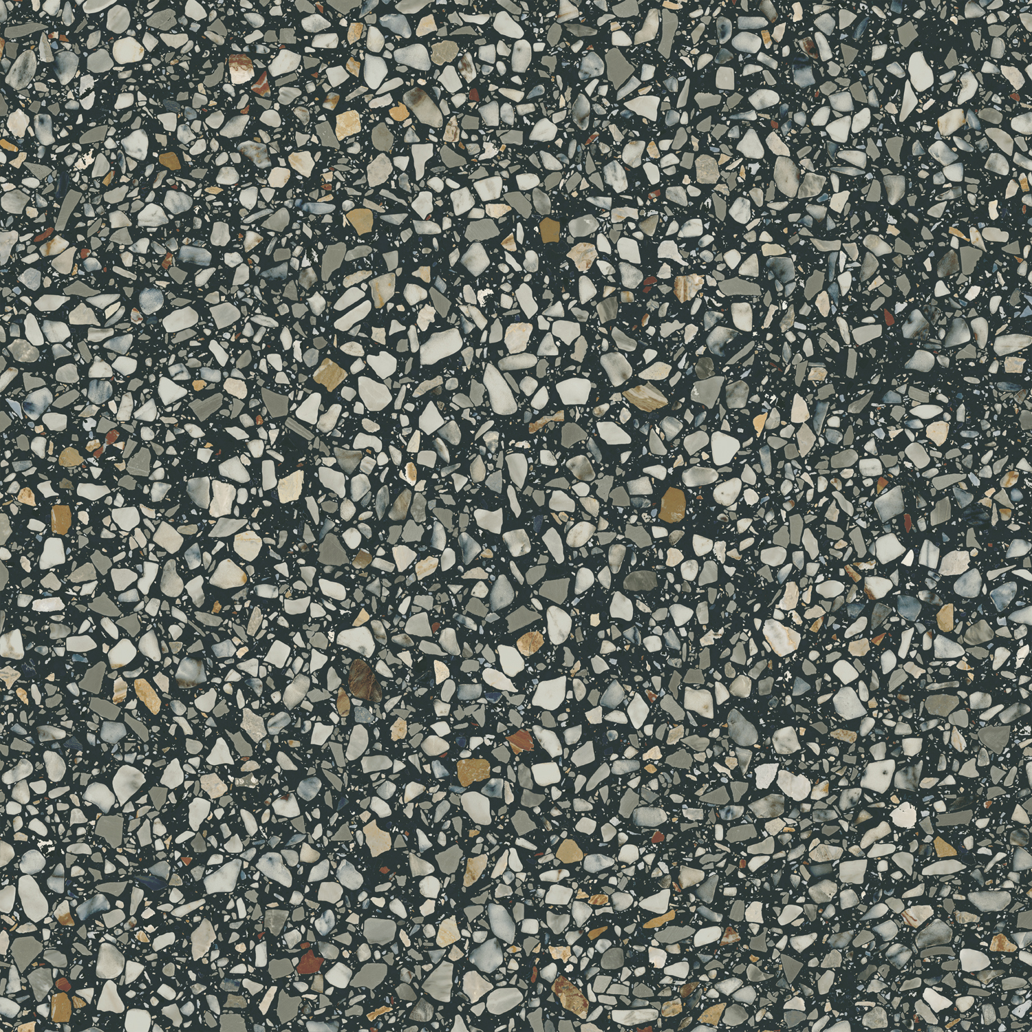 Керамогранит Kerama Marazzi Бричиола черный лаппатированный обрезной 60x60 см SG653622R