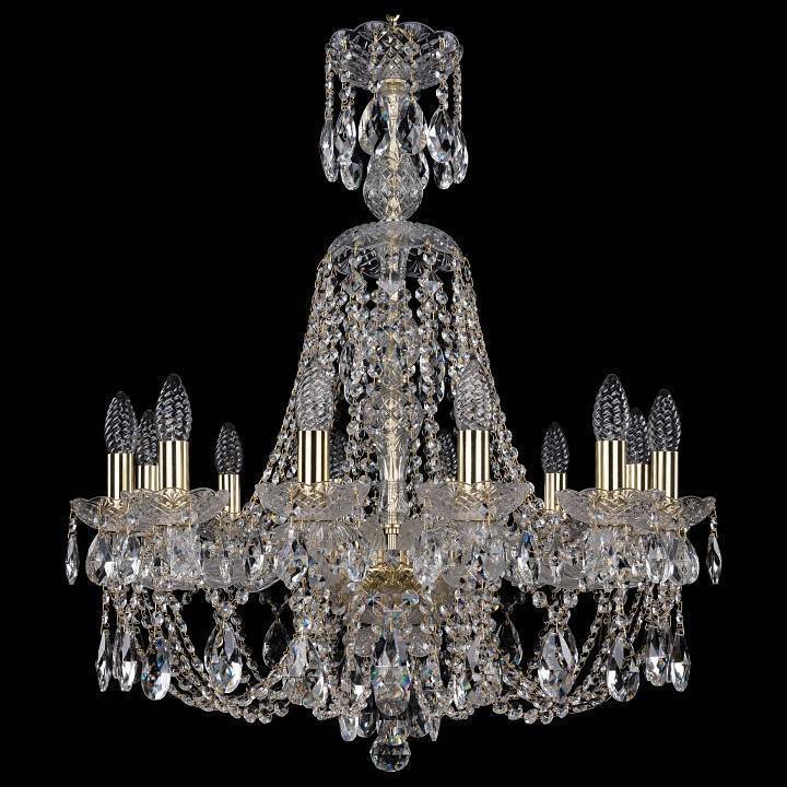 Подвесная люстра Bohemia Art Classic 11.21 12 ламп XL-74 11.21.12.220.XL-74.Gd.Sp