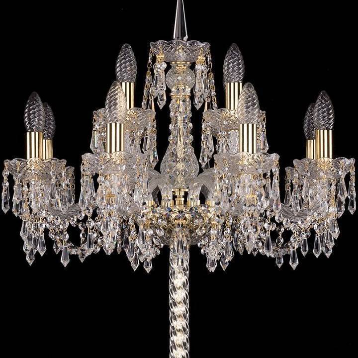 Торшер Bohemia Art Classic 11.23 высота 165 см 13.23.8+4.200.P.h-165.Gd.Dr