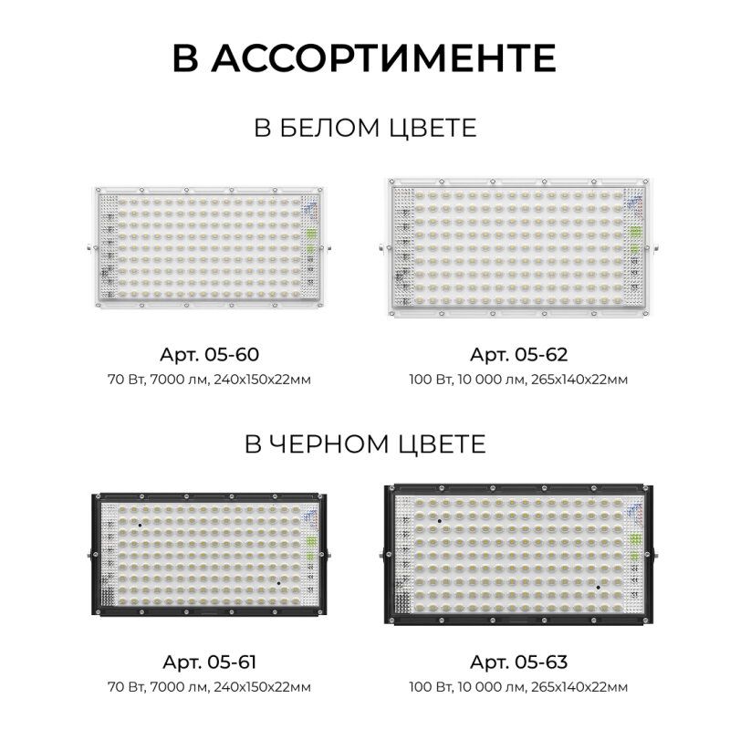 Настенно-потолочный прожектор Apeyron Electrics  05-60