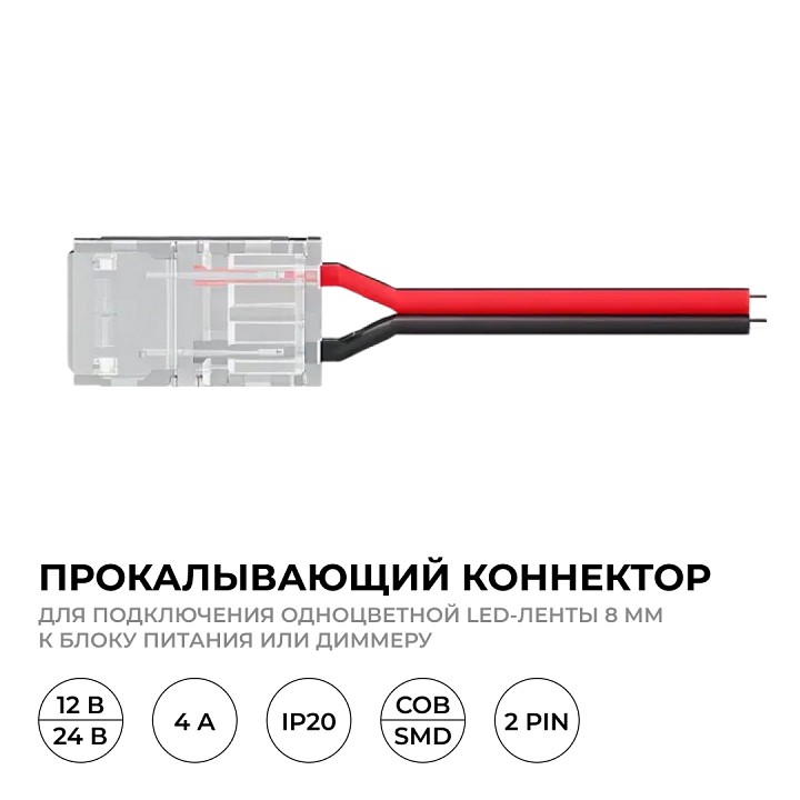 Заглушка для лент Apeyron Electrics  09-113