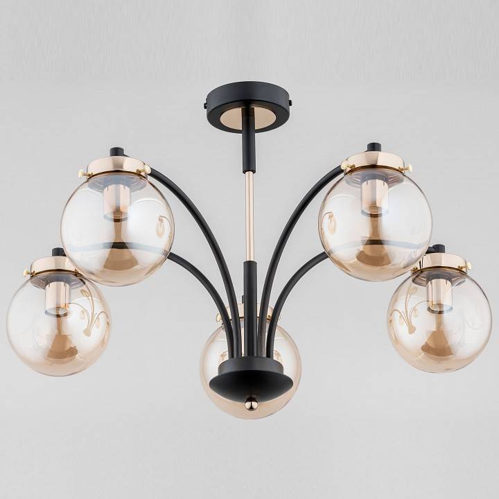 Люстра на штанге Alfa Viola Kula 5 ламп 25545