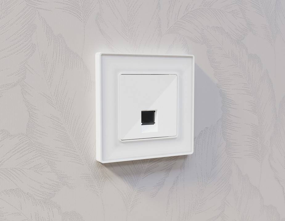 Рамка на 1 пост Ambrella Volt Arctic AF580101