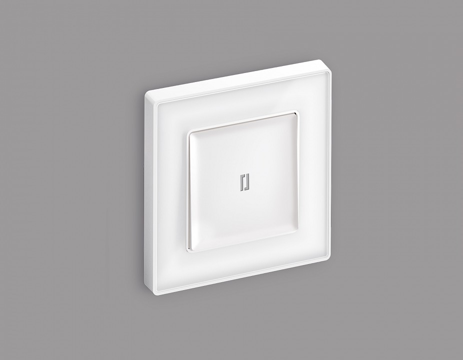 Выключатель проходной одноклавишный с подсветкой Ambrella Volt Quant MA122030