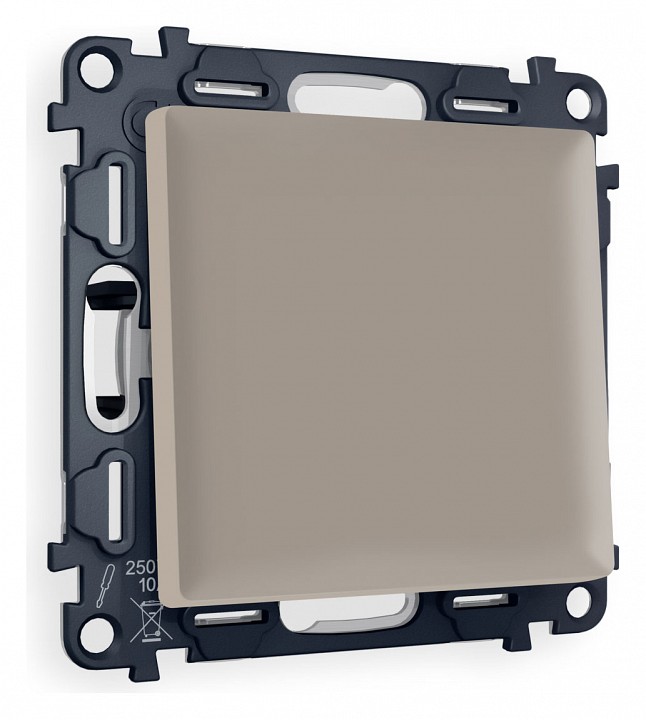 Выключатель проходной одноклавишный Ambrella Volt Quant MA361020