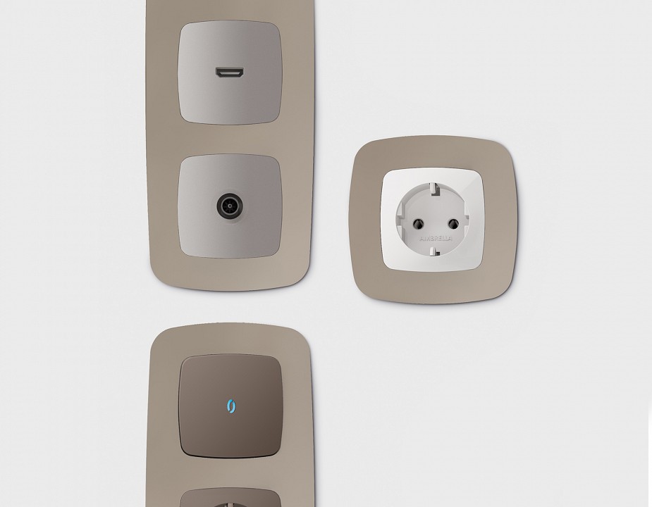 Рамка на 5 постов Ambrella Volt Ecta OF140365