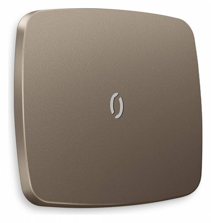 Клавиша для выключателя одноклавишного c подсветкой Ambrella Volt Quant OP6320