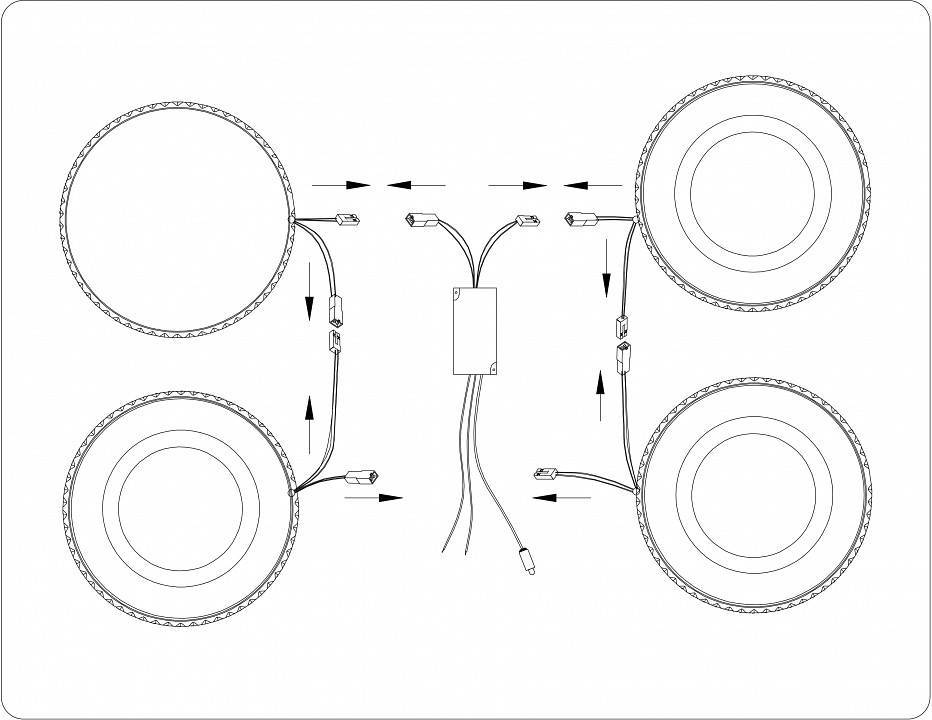 Потолочная люстра Ambrella Light FA FA8866