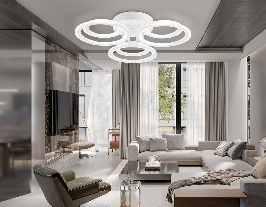 Потолочная светодиодная люстра Ambrella light FA FA8943 79 Вт FA8943