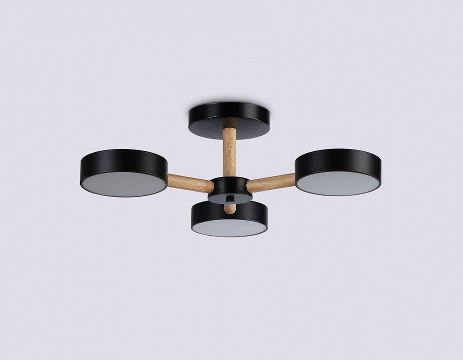 Люстра на штанге Ambrella light Fusion 3 лампы FL4823