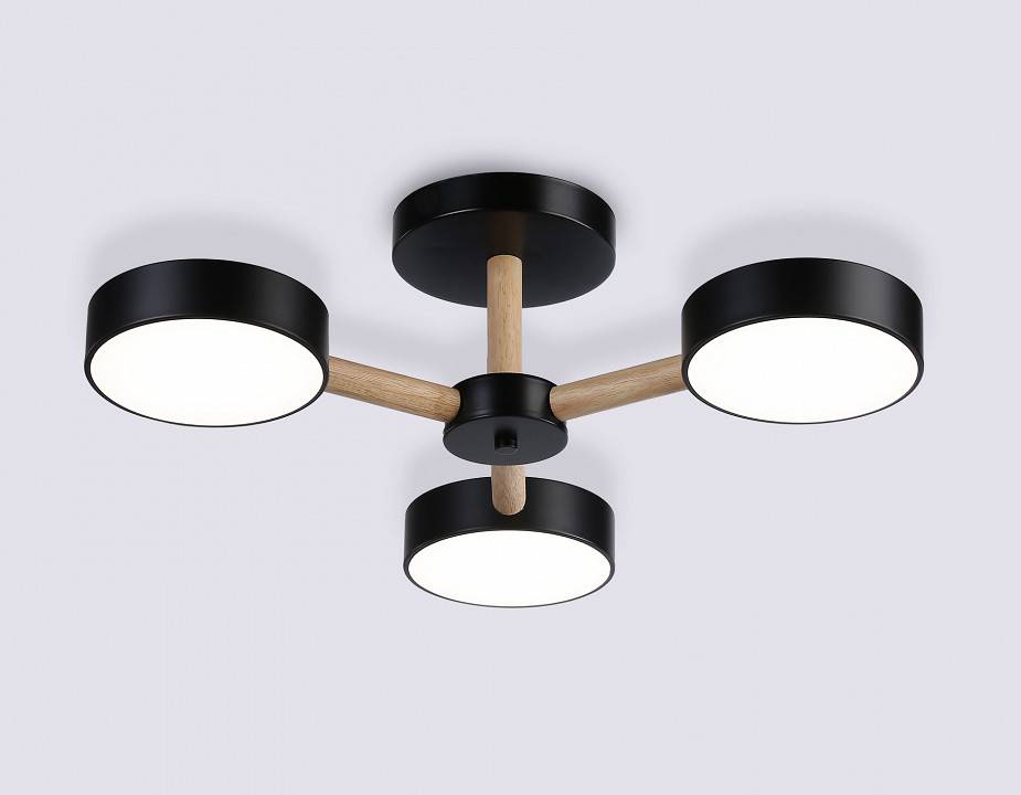 Люстра на штанге Ambrella light Fusion 3 лампы FL4823