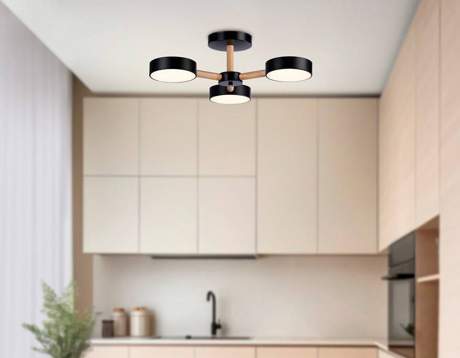 Люстра на штанге Ambrella light Fusion 3 лампы FL4823