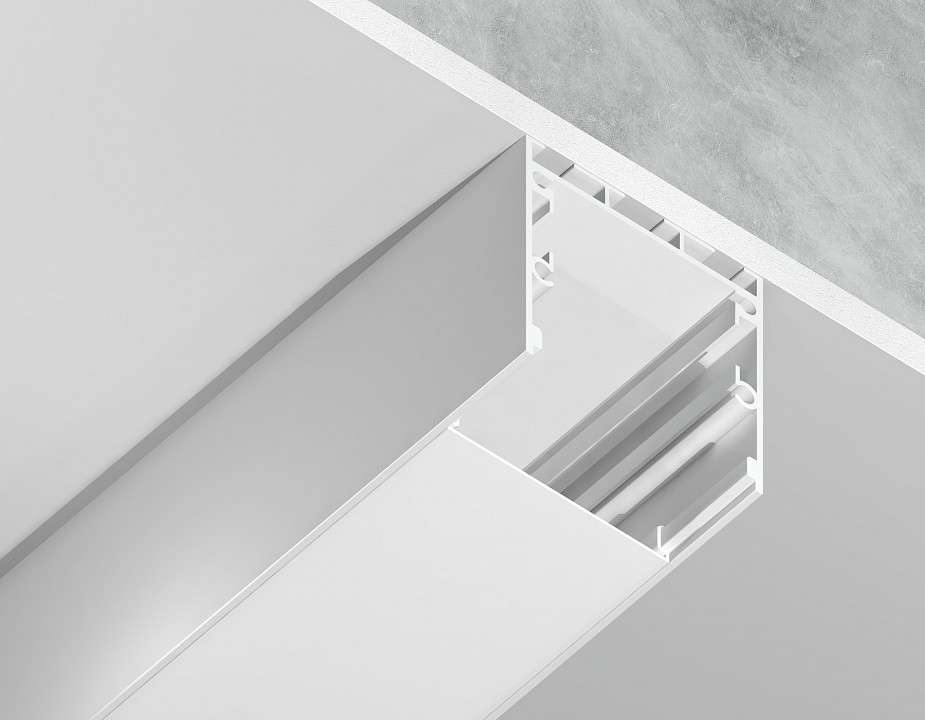 Профиль для светодиодной ленты Ambrella Light Profile System GP GP2550WH накладной белый GP2550WH