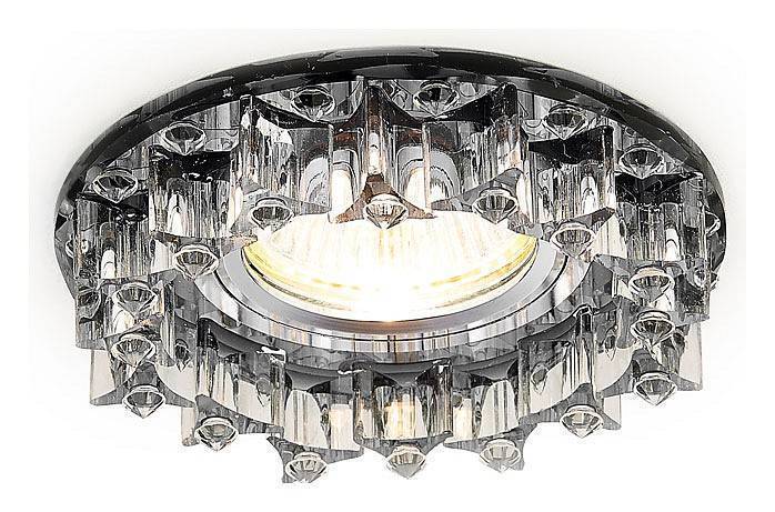 Встраиваемый светильник Ambrella light Crystal K370 BK