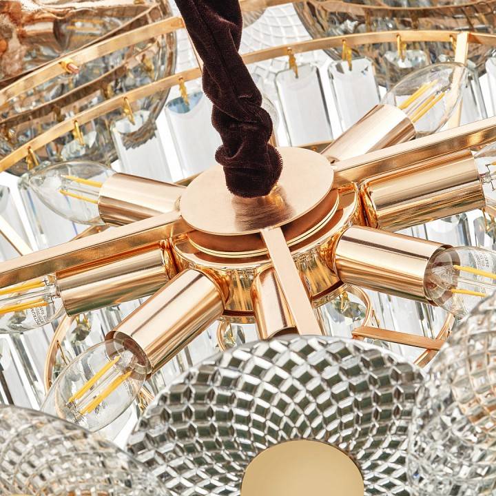 Подвесная люстра Arte Milano AM-1508B 9 ламп 1508B.D550.H250.E14.9 G