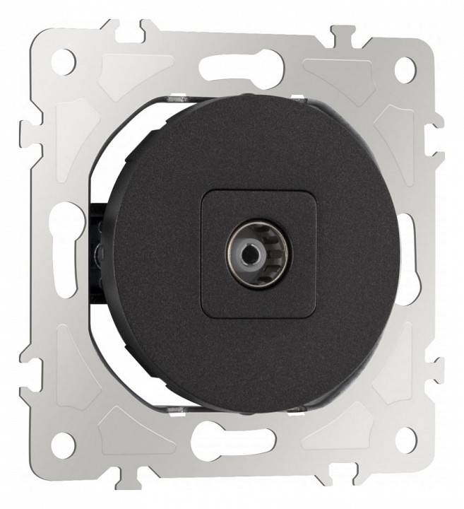 ТВ-розетка без рамки Arte Milano am-202 202.43-1.black