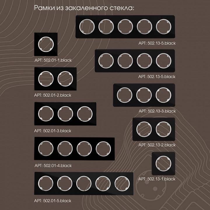 ТВ-розетка без рамки Arte Milano am-202 202.43-1.black