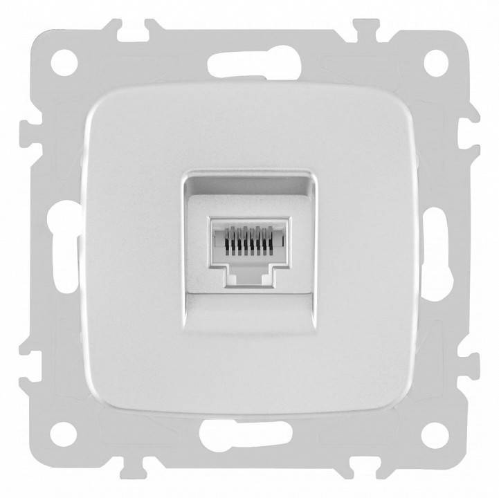 Розетка Ethernet RJ-45 без рамки Arte Milano am-205 205.45-1.silver