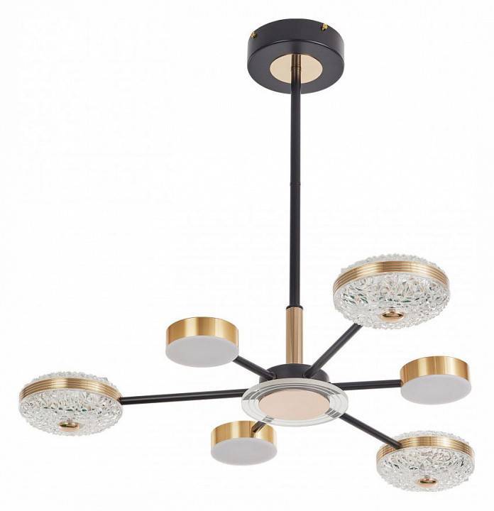 Люстра на штанге Arte Milano Ferrara-72069 272069/6 BK/GD