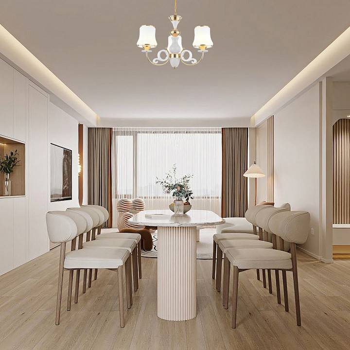 Подвесная люстра Arte Milano Florentia-1097 3 лампы 301097/3 Wh/Gd