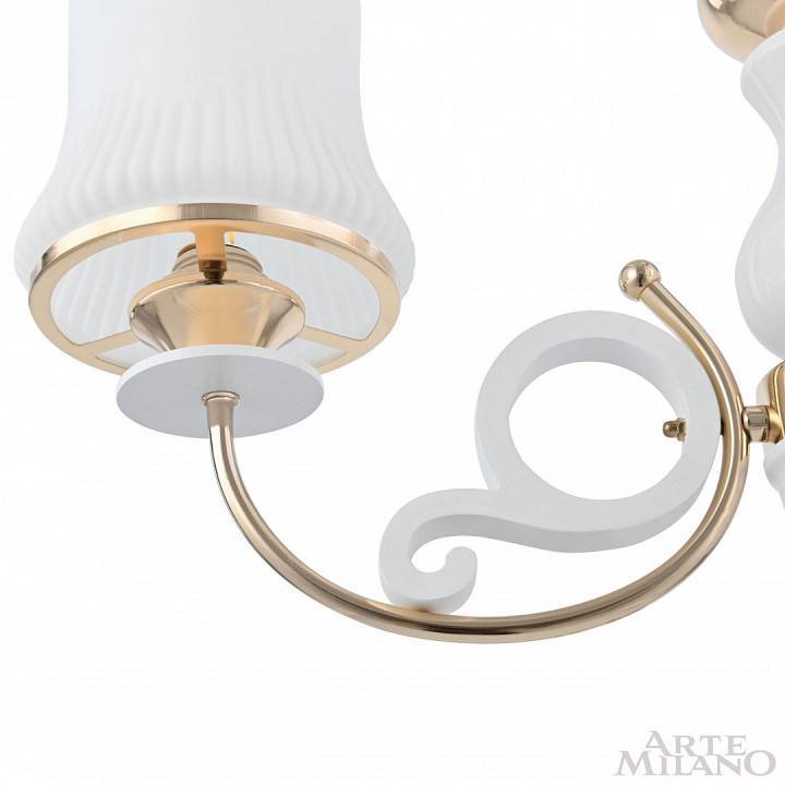 Подвесная люстра Arte Milano Florentia-1097 3 лампы 301097/3 Wh/Gd