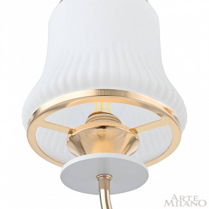 Подвесная люстра Arte Milano Florentia-1097 3 лампы 301097/3 Wh/Gd