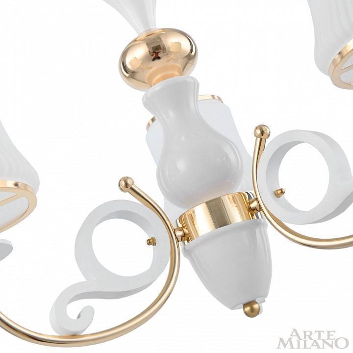 Подвесная люстра Arte Milano Florentia-1097 3 лампы 301097/3 Wh/Gd