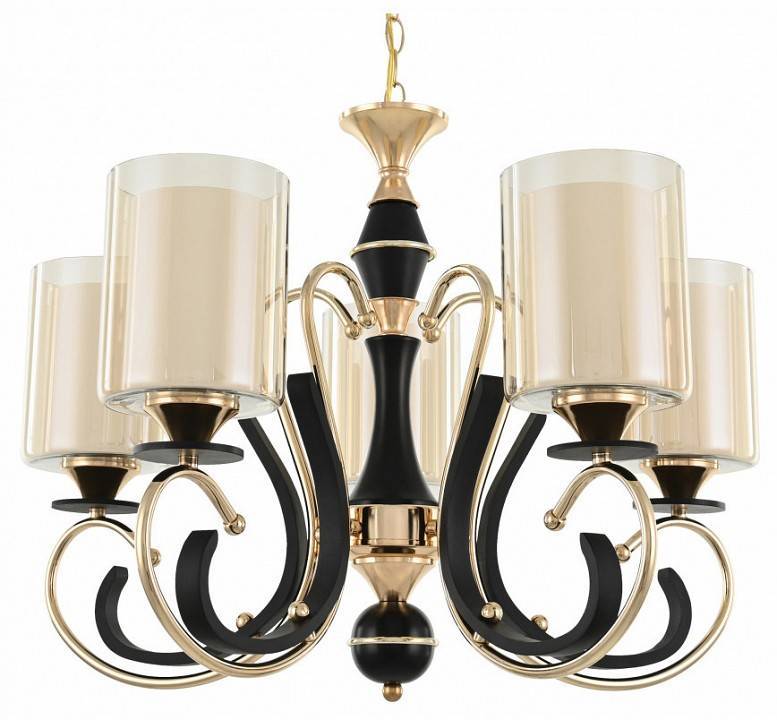 Подвесная люстра Arte Milano Florentia-2237 302237/5 Bk/Gd