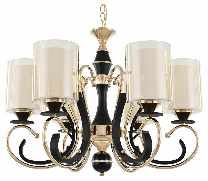 Подвесная люстра Arte Milano Florentia-2237 6 ламп 302237/6 Bk/Gd