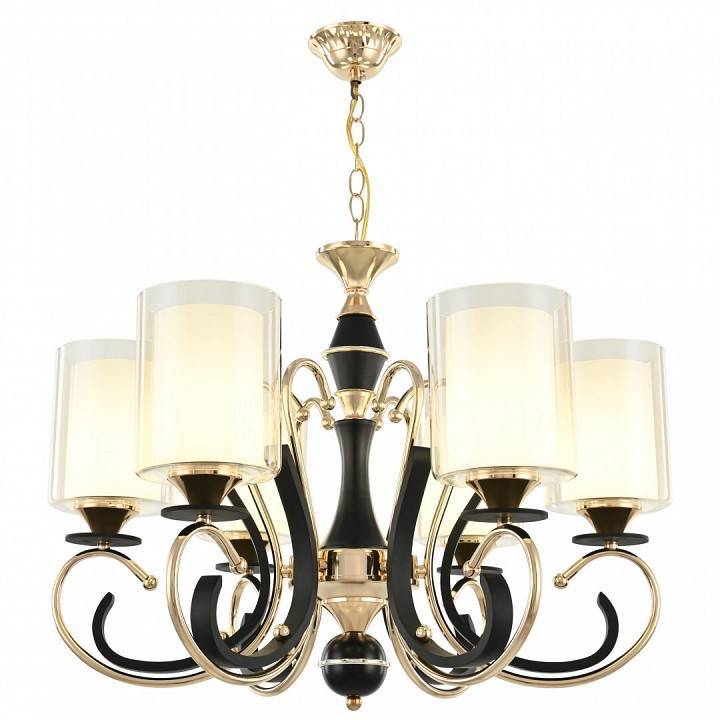 Подвесная люстра Arte Milano Florentia-2237 6 ламп 302237/6 Bk/Gd