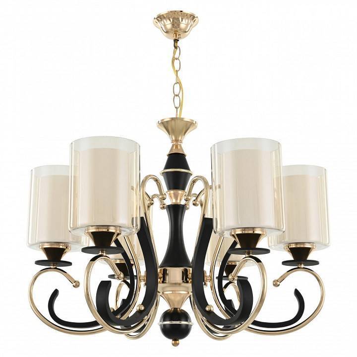 Подвесная люстра Arte Milano Florentia-2237 6 ламп 302237/6 Bk/Gd