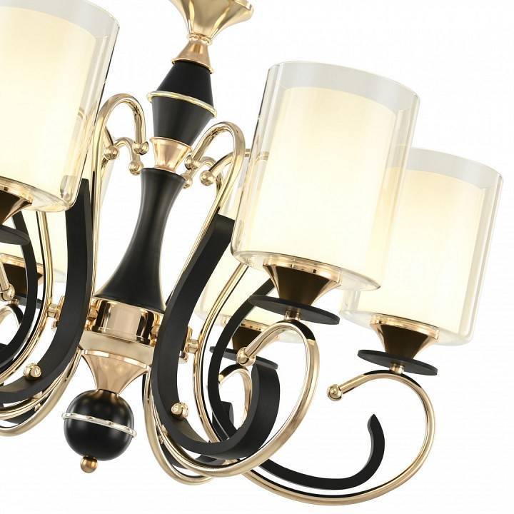 Подвесная люстра Arte Milano Florentia-2237 6 ламп 302237/6 Bk/Gd
