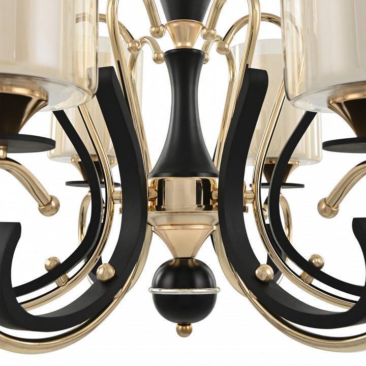 Подвесная люстра Arte Milano Florentia-2237 6 ламп 302237/6 Bk/Gd