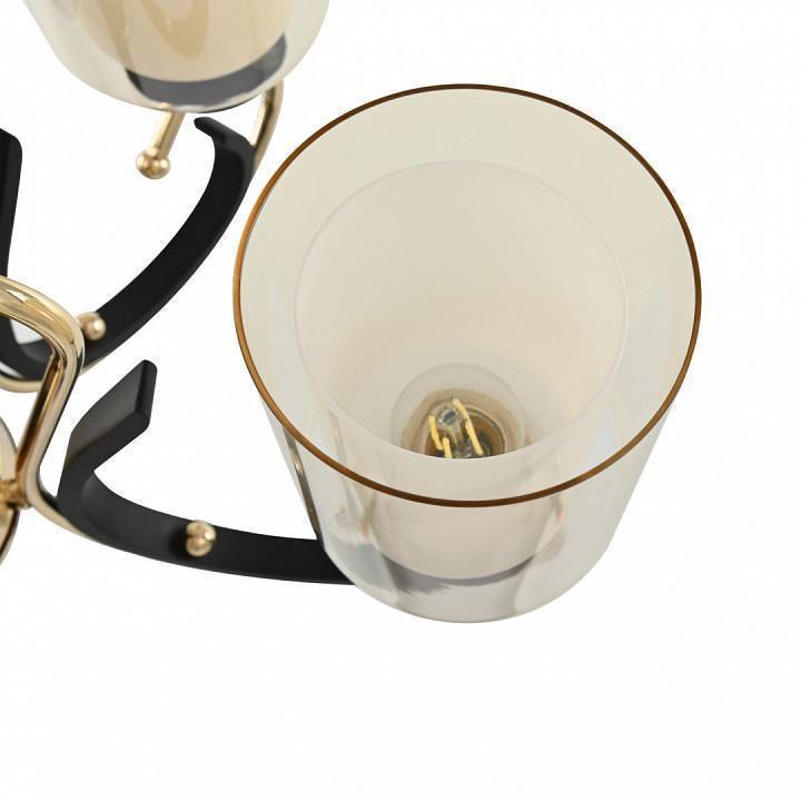 Подвесная люстра Arte Milano Florentia-2237 6 ламп 302237/6 Bk/Gd