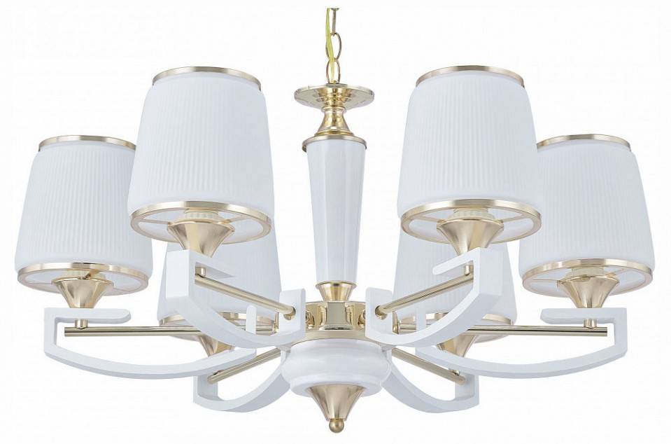 Подвесная люстра Arte Milano Florentia-2457 6 ламп 302457/6 Wh/Gd