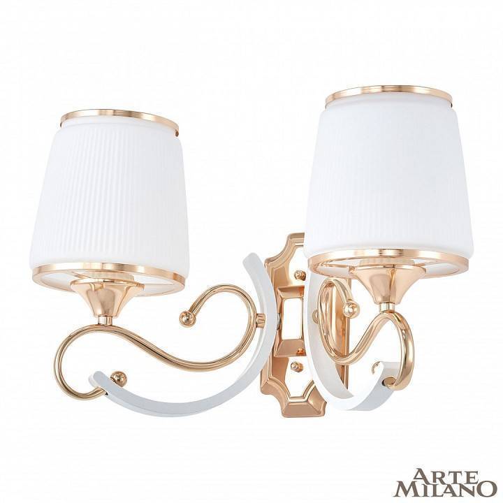 Бра Arte Milano Florentia 303857/2W Wh/Gd