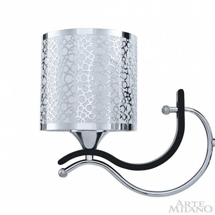 Подвесная люстра Arte Milano Florentia-6787 3 ламп 306787/3 Bk/Ni