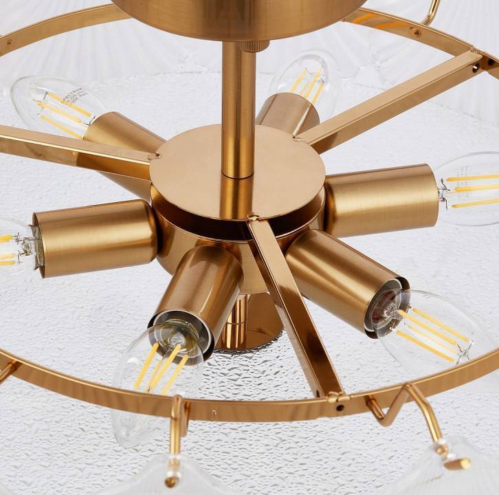 Люстра на штанге Arte Milano AM-Rim D500 латунь 316009/D500 BS