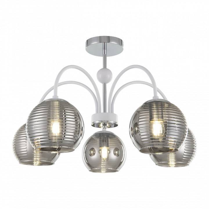 Люстра на штанге Arte Milano Napoli 5 ламп 320719/5 CR+WH