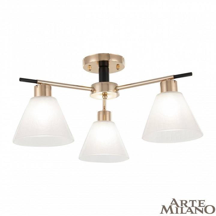 Потолочная люстра Arte Milano Napoli 322119/3 FG+BK