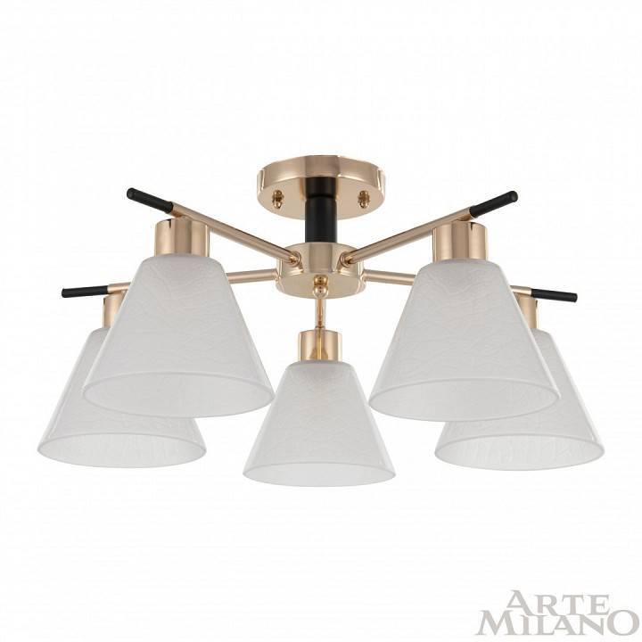 Потолочная люстра Arte Milano Napoli 322119/5 FG+BK