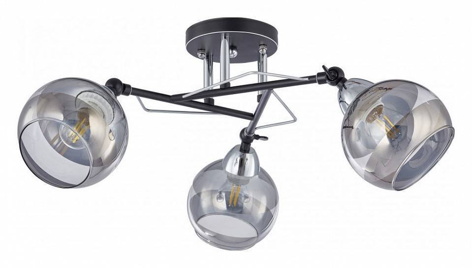 Потолочная люстра Arte Milano AMALFI 3 лампы 323685/3B BK+CR