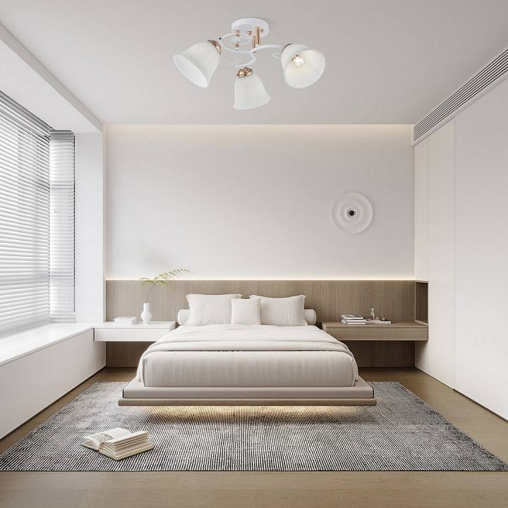 Потолочная люстра Arte Milano AMALFI 3 лампы 325395/3A WH+FG