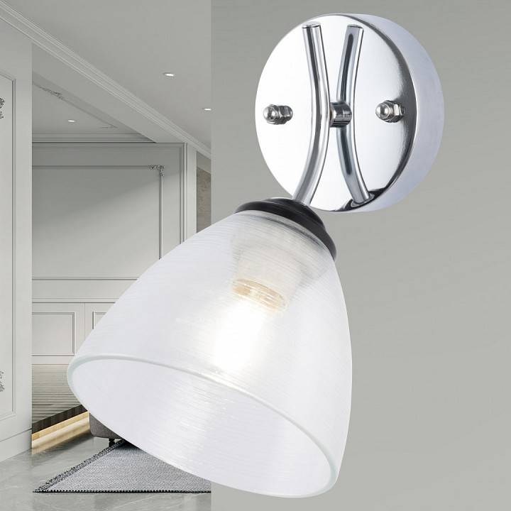 Бра Arte Milano Napoli 329007 1 лампа 329007/1W CR.BK