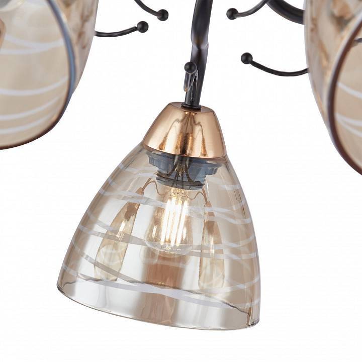 Люстра на штанге Arte Milano Napoli 5 ламп 331234/5 BK+FGD