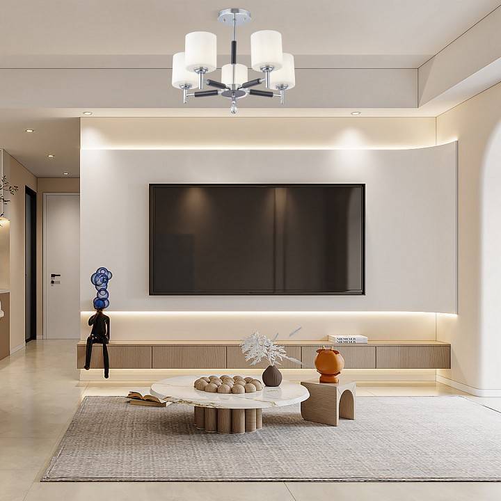 Люстра на штанге Arte Milano Napoli 5 ламп 332220/5 CR